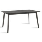 Τραπέζι Benson pakoworld MDF σε rustic grey απόχρωση 150x90x75εκ