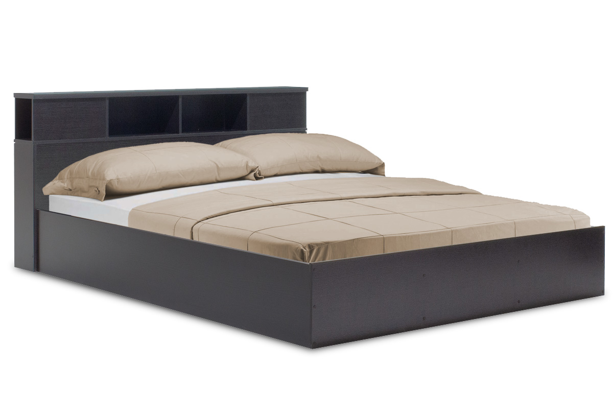 Κρεβάτι OLYMPUS pakoworld χρώμα wenge 160x200εκ
