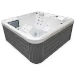 Astral Pool Pluto Spa Ελεύθερη Μπανιέρα με Υδρομασάζ 200x200x89cm