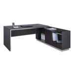 ΓΡΑΦΕΙΟ ΕΠΑΓΓΕΛΜΑΤΙΚΟ ΔΕΞΙΑ ΓΩΝΙΑ ROSEWOOD FB9112R 200X160X76Υ εκ.