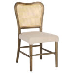 ΚΑΡΕΚΛΑ ΤΟΟΝ ΞΥΛΟ RATTAN ΥΦΑΣΜΑ FB99406.04 47x52x91,5Υεκ.