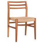 ΚΑΡΕΚΛΑ ΤΡΑΠΕΖΑΡΙΑΣ FB918231 ΞΥΛΟ TEAK-ΣΧΟΙΝΙ VIRO 46x51x78Υεκ.