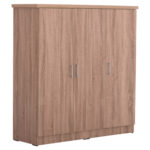 ΝΤΟΥΛΑΠΑ 3ΦΥΛΛΗ ΜΕ ΡΑΦΙΑ FB92482.01 SONAMA OAK ΜΕΛΑΜΙΝΗ 120-116x40x123,5Υεκ.