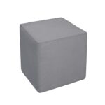 Σκαμπό Zaro 40/40/40 εκ, Γκρι 1219922700,Genomax