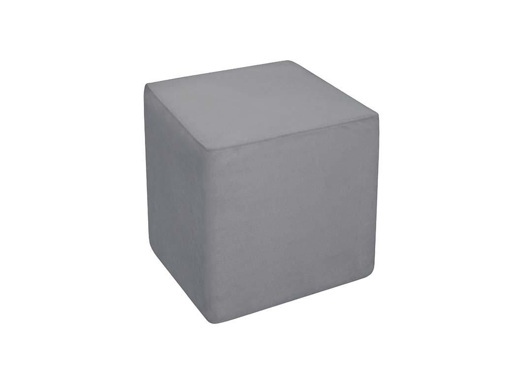 Σκαμπό Zaro 40/40/40 εκ, Γκρι 1219922700,Genomax