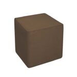 Σκαμπό Zaro 40/40/40 εκ, 1219922701 Καφέ ,Genomax