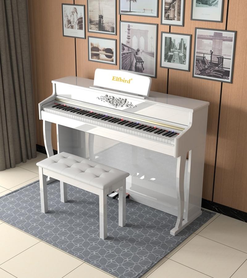 Ψηφιακό Πιάνο Elfbird BL-600 Black White