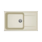 Νεροχύτης κουζίνας LIFE 410 Bianco Antico 62 ELLECI 86x50cm