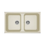 Νεροχύτης κουζίνας LIFE 450 Bianco Antico 62 ELLECI 86x50cm