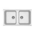 Νεροχύτης κουζίνας LIFE 450 Bianco 68 ELLECI 86x50cm