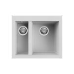 Νεροχύτης κουζίνας QUADRA 150 Bianco 68 ELLECI 59x50cm