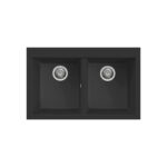 Νεροχύτης κουζίνας QUADRA 350 Nero 40 ELLECI 79x50cm