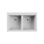Νεροχύτης κουζίνας QUADRA 350 Bianco 68 ELLECI 79x50cm