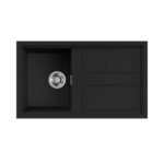 Νεροχύτης κουζίνας BEST 400 Black 86 ELLECI 86x51cm