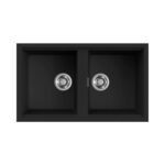 Νεροχύτης κουζίνας BEST 450 Black 86 ELLECI 86x51cm