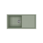 Νεροχύτης κουζίνας SINTESI 480 Sage Green 82 ELLECI 100x50cm