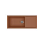 Νεροχύτης κουζίνας SINTESI 510 Cavern Clay 83 ELLECI 116x50cm