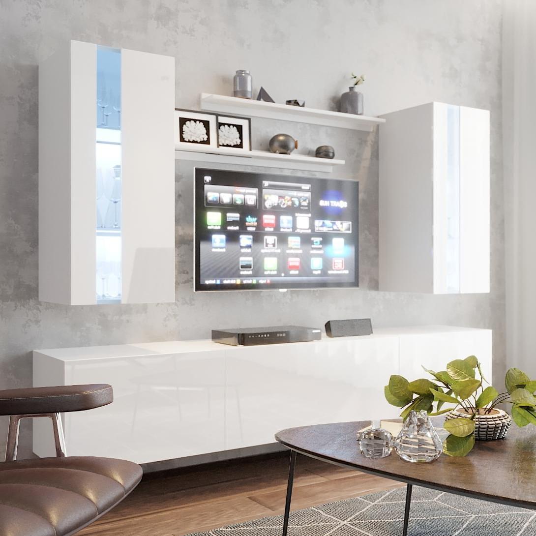 Σύνθεση σαλονιού Bacos-Leuko-Leuko gualistero