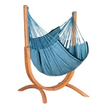 Αιώρα κάθισμα από οργανικό βαμβάκι Udine Blue Zebra - με βάση