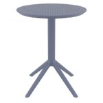 SKY DARK GREY Φ60X74εκ. ΤΡΑΠΕΖΙ ΠΤΥΣ/ΝΟ ΠΟΛ/ΝΙΟΥ