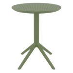 SKY OLIVE GREEN Φ60X74εκ. ΤΡΑΠΕΖΙ ΠΤΥΣ/ΝΟ ΠΟΛ/ΝΙΟΥ