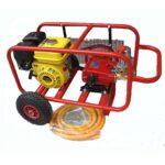 Ψεκαστικό Συγκρότημα Βενζίνης Interpower αντλία 40ΑΤΜ 22A με τροχήλατη βάση 6,5HP