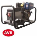 Γεννήτριες πετρελαίου 380 Volt-8,5 KVA Ιταλίας AVR με κινητήρα 11,6hp με μίζα