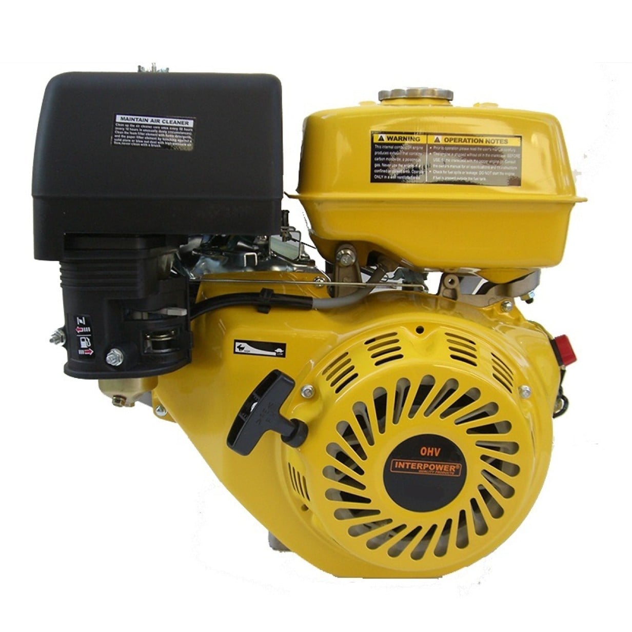 Bενζινοκινητήρας OHV Interpower 177F V Κώνος 9HP