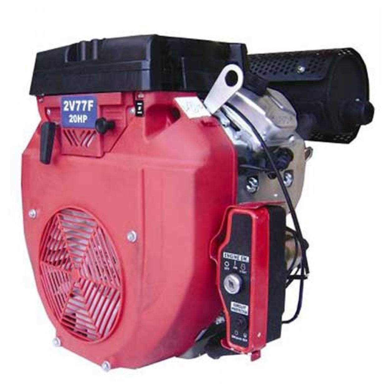 Bενζινοκινητήρας Interpower 2V77F κώνος μίζα 20ΗΡ δικύλινδρος χωρίς δοχείο