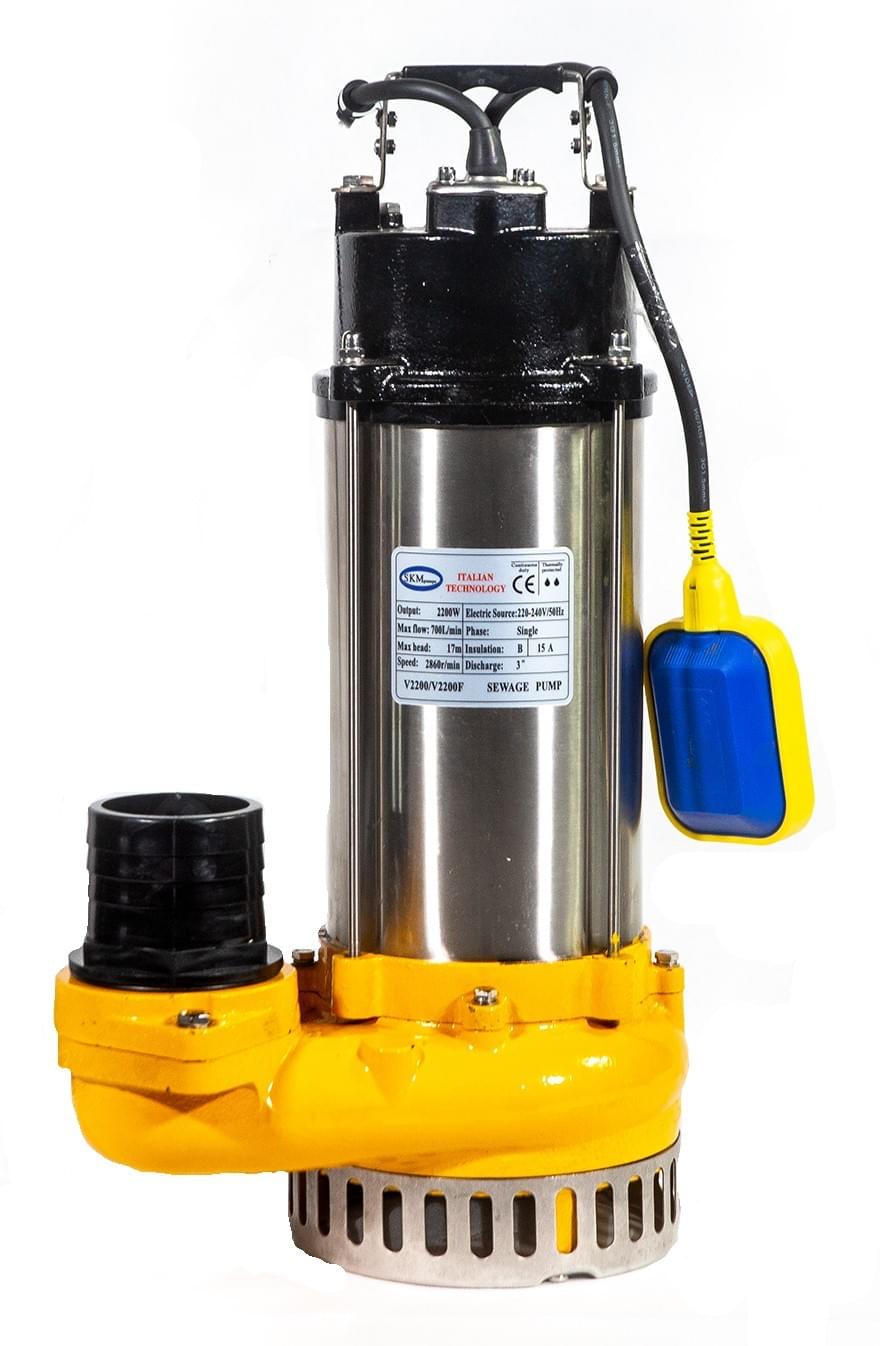 ΒΑΤΡΑΧΑΚΙ JV2200F 3HP ME ΜΟΤΕΡ INOX & ΣΩΜΑ ΑΠΟ ΧΥΤΟΣΙΔΗΡΟ