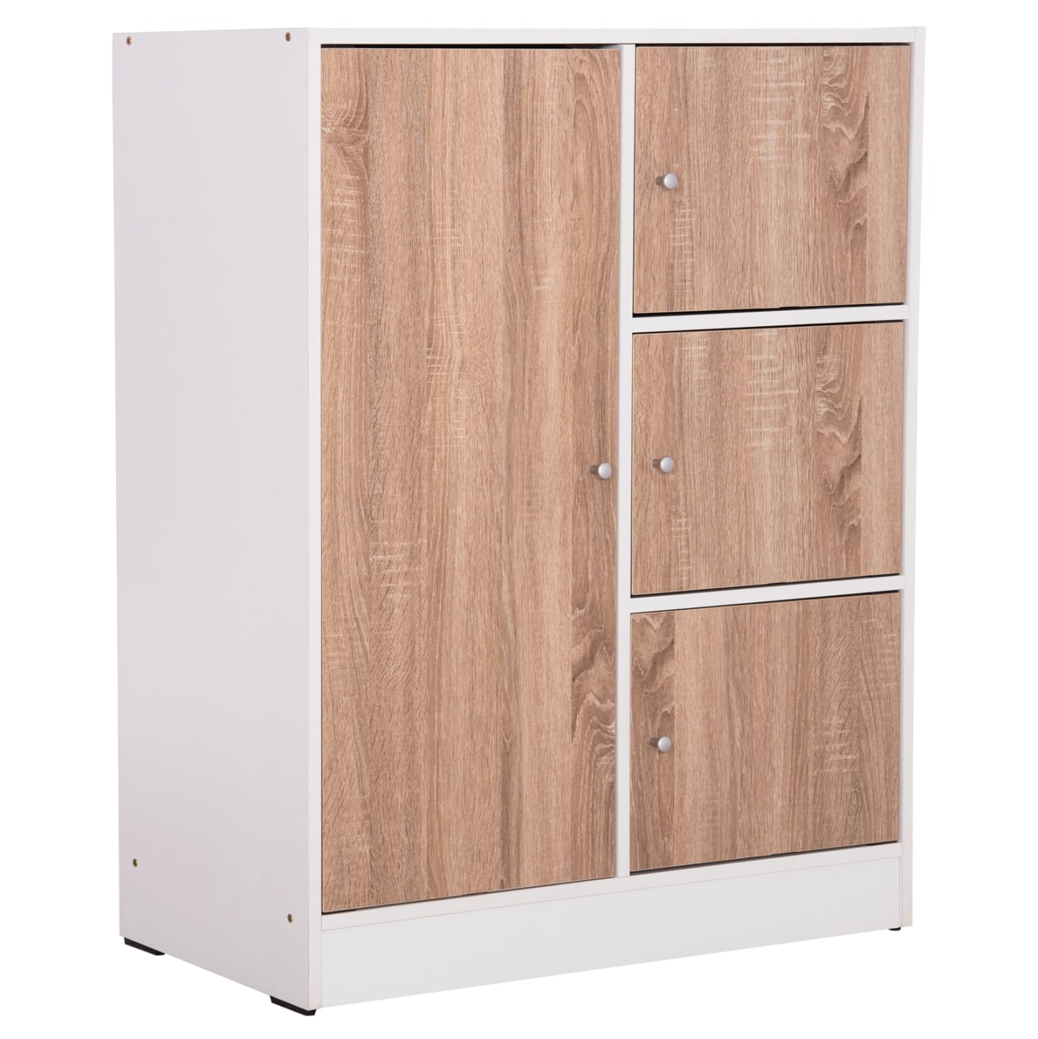 ΝΤΟΥΛΑΠΙ ΜΕ 4 ΑΠΟΘ.ΧΩΡΟΥΣ FB92479.01 SONAMA OAK-ΛΕΥΚΗ ΜΕΛΑΜΙΝΗ 80x39,5x99,5Υεκ