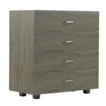 ΣΥΡΤΑΡΙΕΡΑ ΜΕΛΑΜΙΝΗΣ ME 4 ΣΥΡΤΑΡΙΑ DARK OLIVE FB98996.05 80x40x83Υεκ.