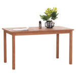 FreeBox ΤΡΑΠΕΖΙ ΟΡΘΟΓΩΝΙΟ FB918123 ΞΥΛΟ TEAK--ΦΥΣΙΚΟ 140x80x76Υεκ.