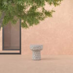 Panama/Τ oslash;51xh.56cm Table Concrete Oat