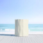 Daintree/T-51x51xh.56cm Side Table Bone Concrete