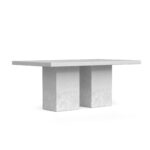 Big Sur/T-183x106xh.79,5cm Table White Rock