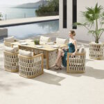 Riva/D7 Dining Set (206480)