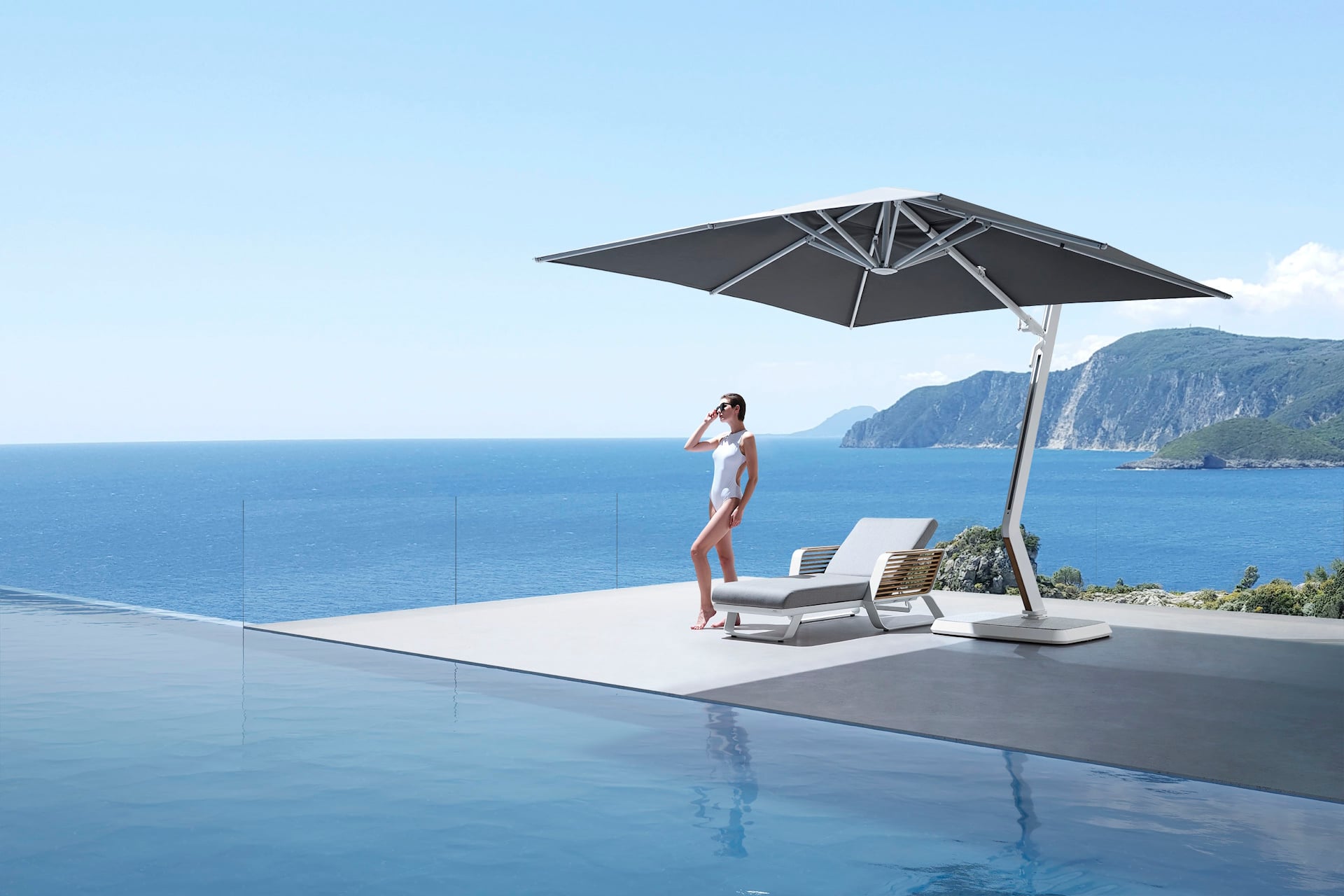Wing/C-3x3m Corner Umbrella (90020011)