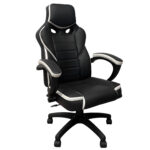 Καρέκλα Γραφείου ArteLibre Gaming ΚΛΕΟΝΙΚΗ Μαύρο/Λευκό 65x72x118-126cm