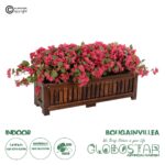 GloboStar® Artificial Garden BOUGAINVILLEA PLANT 20666 Τεχνητό Διακοσμητικό Φυτό Μπουκανβίλια Π145 x Μ70 x Y57cm