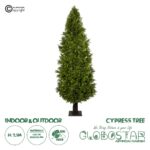 GloboStar® Artificial Garden CYPRESS TREE 21060 Τεχνητό Διακοσμητικό Δέντρο Κυπαρίσσι Μ110 x Π110 x Υ250cm