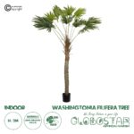 GloboStar® Artificial Garden WASHINGTONIA FILIFERA TREE 21107 Τεχνητό Διακοσμητικό Φοινικόδεντρου Υ200cm
