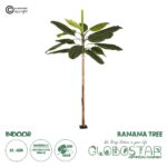GloboStar® Artificial Garden BANANA TREE 21501 Τεχνητό Διακοσμητικό Δέντρο Μπανανιάς Υ400cm