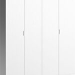 Ντουλάπα 4 You τετράφυλλη-Λευκό-180 x 57 x 206 εκ.