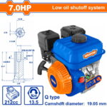 WADFOW ΚΙΝΗΤΗΡΑΣ ΒΕΝΖ. 212cc / 7ΗΡ ΣΦΗΝΑ (WGNAA170Q)