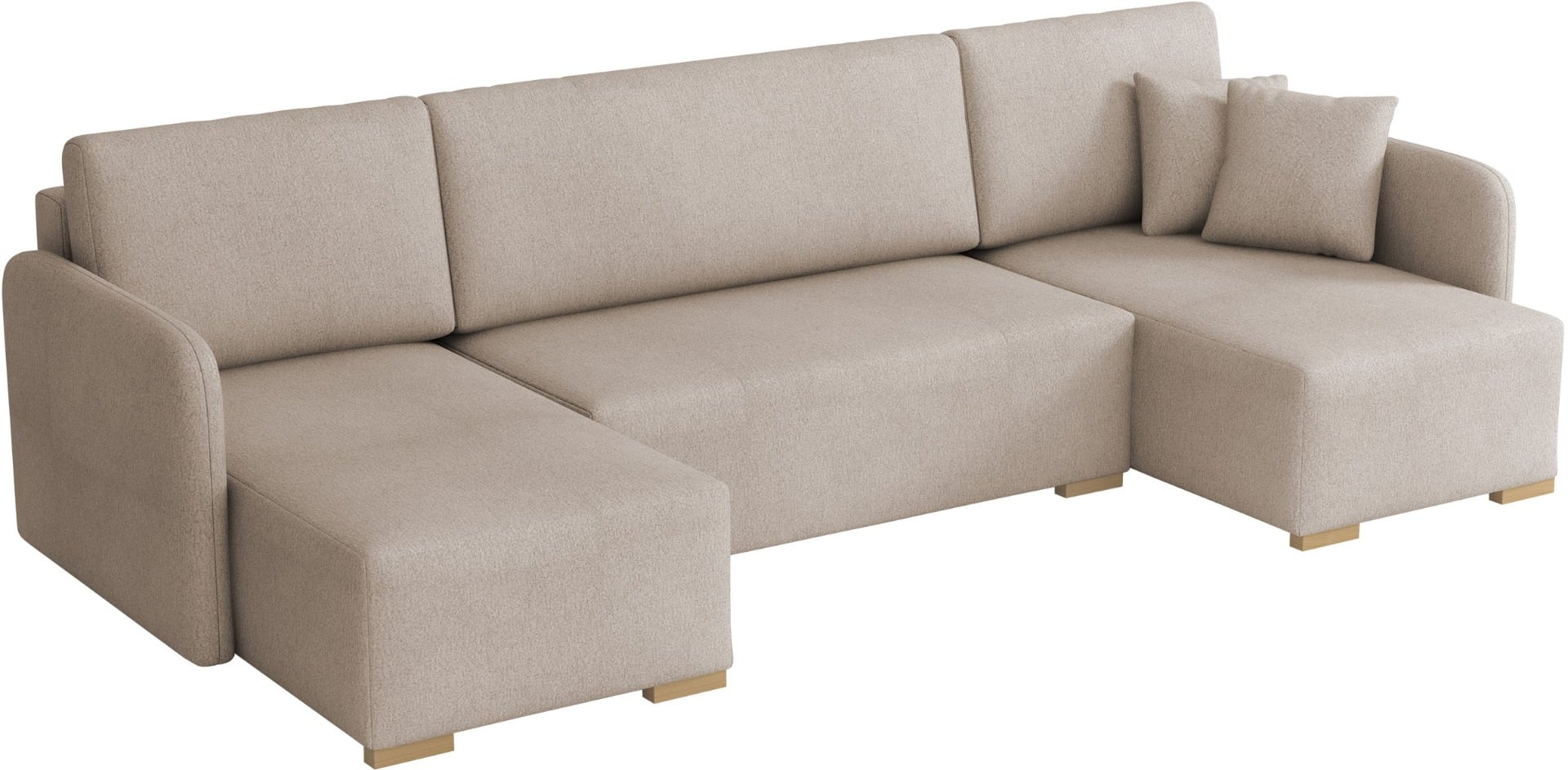 Γωνιακός καναπές Como U-Beige