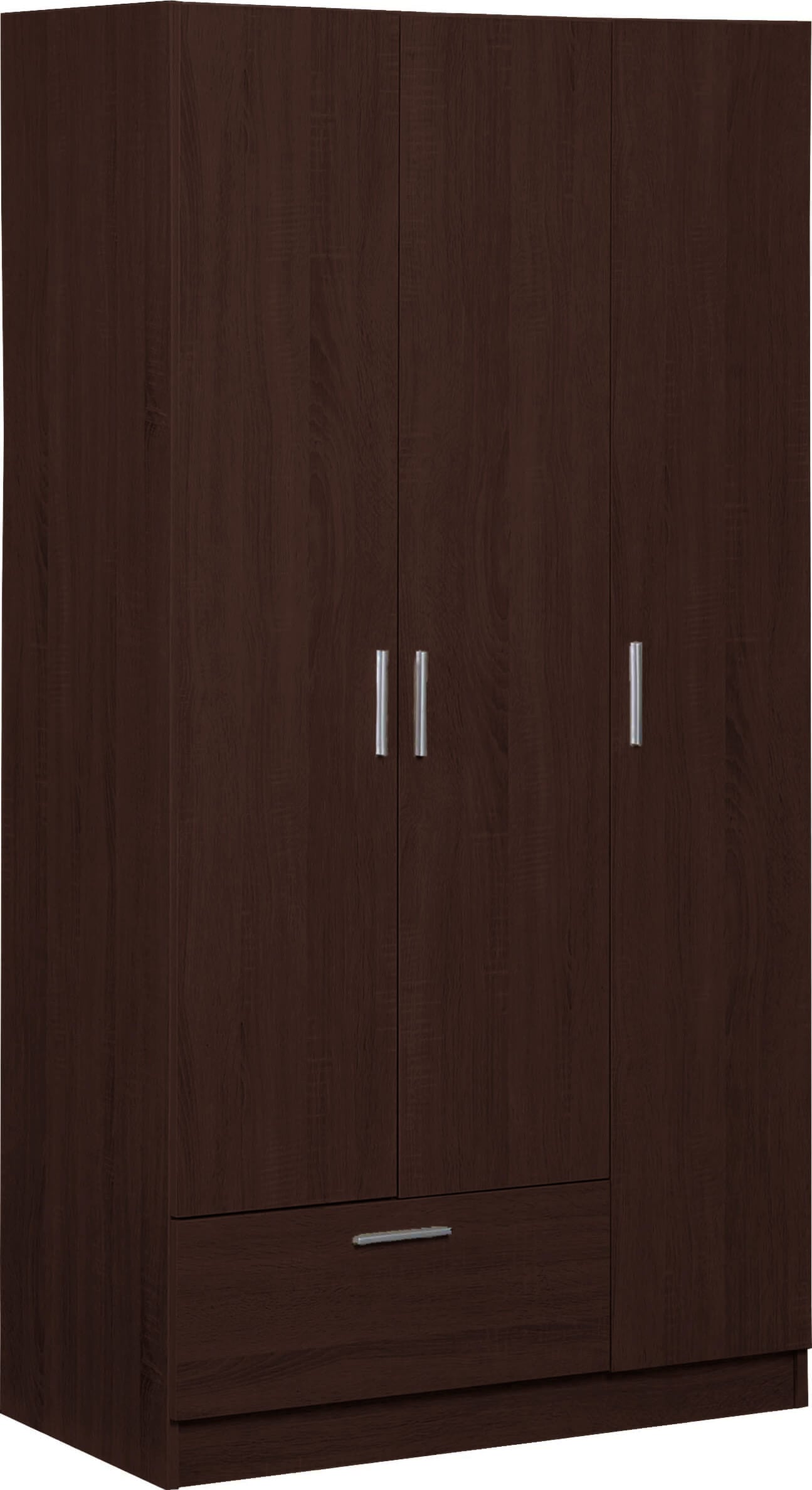 Ντουλάπα Wilson 3DS τρίφυλλη-Wenge - Polihome