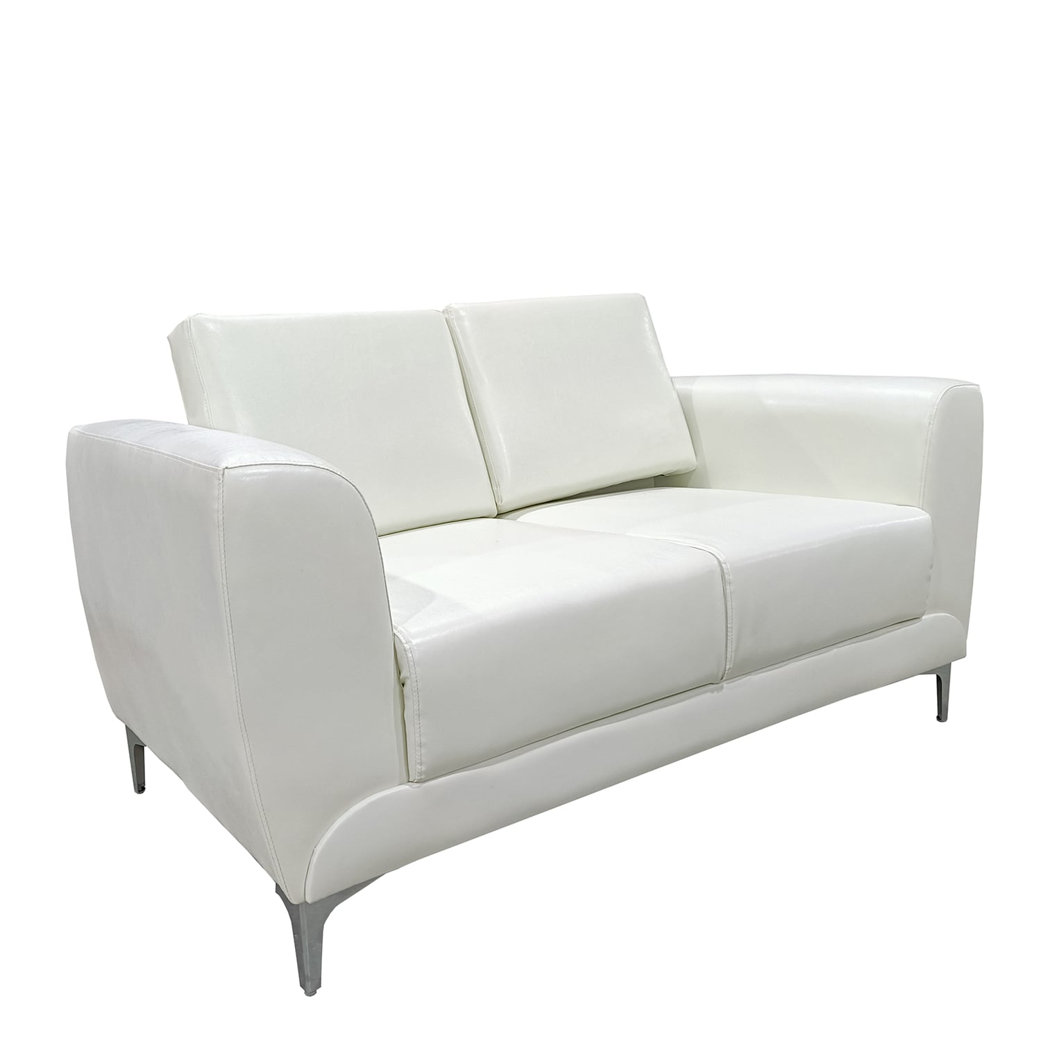 Καναπές Διθέσιος ArteLibre ELFRIC Λευκό PU 142x81x81cm