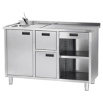 Ερμάριο Καφέ Inox 160 cm