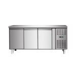Πάγκος Ψυγείο Συντήρησης Inox με 3 πόρτες Snack Line